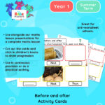 Year 1 | Before and After Activity Cards