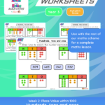 Year 3 hundreds tens and ones place value worksheets