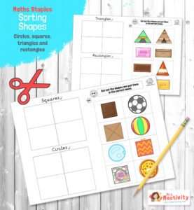 2D Shape Sorting Worksheet | EYFS And Year 1 Maths PDF