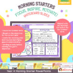 Year 4 Summer Set 6 maths reasoning morning work PowerPoints