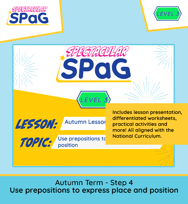 Year 3 spelling and grammar scheme resources