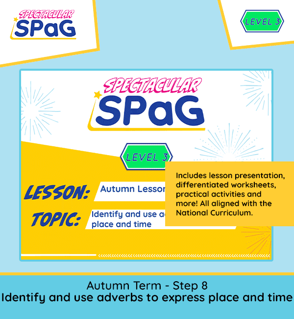 Year 3 spelling and grammar scheme resources