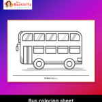 Bus Colouring Sheet