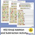 KS2 Emoji Addition and Subtraction Activity