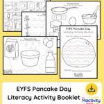 EYFS Pancake Day Literacy Activity Booklet