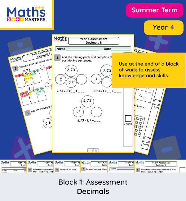 Year 4 | Summer Block 1 Decimals Assessment