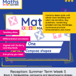 Reception Maths Summer Week 5: Manipulating, Composing and Decomposing Shapes