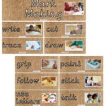 EYFS Language Rich Display Labels - Mark Making Area