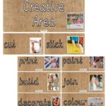 EYFS Language Rich Display Labels – Creative Area