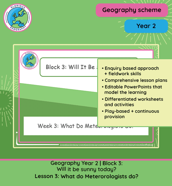 Geography Scheme | Year 2 | Block 3: What is the Weather | Lesson 3: What do Meteorologists do?