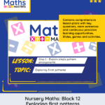 Nursery maths scheme