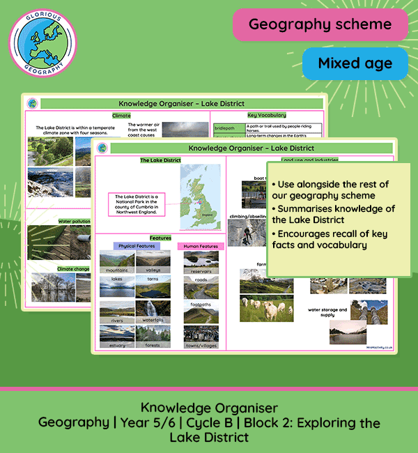 Knowledge Organiser | Year 5/6 | Cycle B | Block 2: Exploring the Lake District