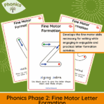 Phase 2 Fine Motor Letter Formation Worksheets