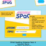 Year 4 spelling strand autumn dictation tasks