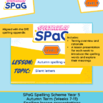 Year 5 spelling strand autumn 3 lesson presentations