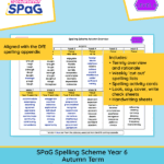 Year 6 spelling strand autumn term resources