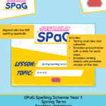 Year 1 spring spelling dictation tasks