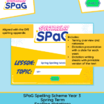Year 3 spring spelling dictation tasks