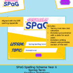 Year 6 spring spelling dictation tasks
