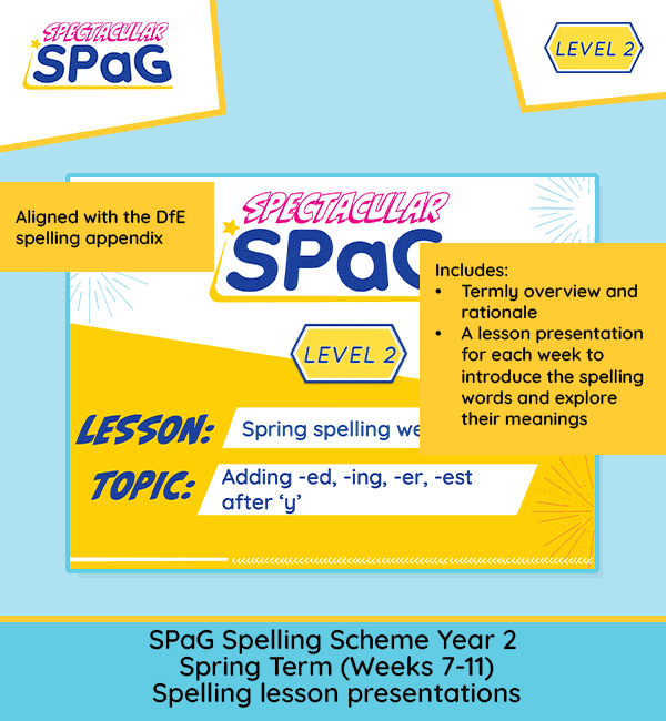 Spelling Strand Year 2 – Spring 2 – Lesson Presentations (Weeks 7–11)