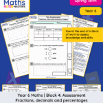 Year 6 | Fractions, Decimals and Percentages: Spring Block 4 Assessment