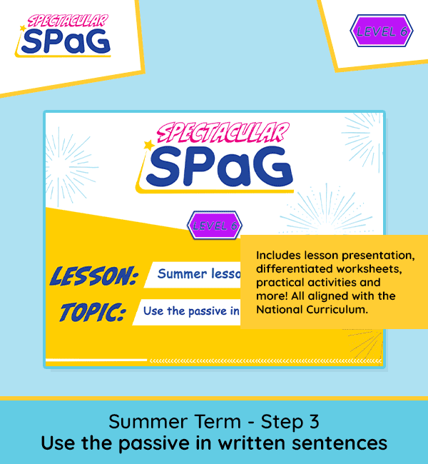 SPaG Summer Year 6 Step 3 2