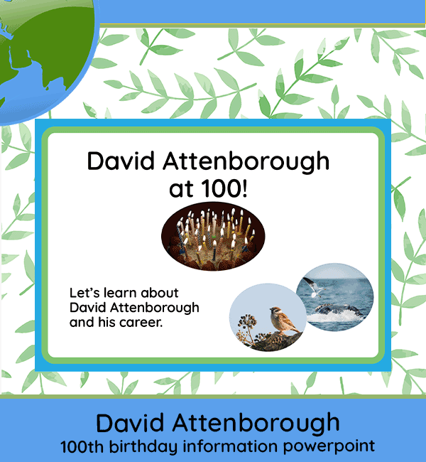 David Attenborough 100th Birthday Assembly PowerPoint
