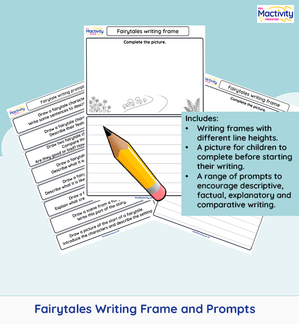 Fairytales Writing Frame and Prompts | Mrs Mactivity