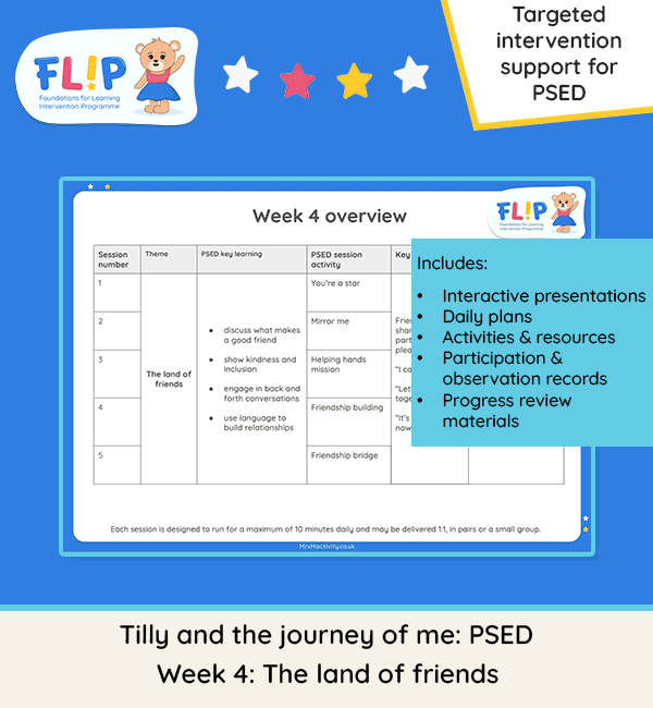 Tilly and the journey of me Week 4