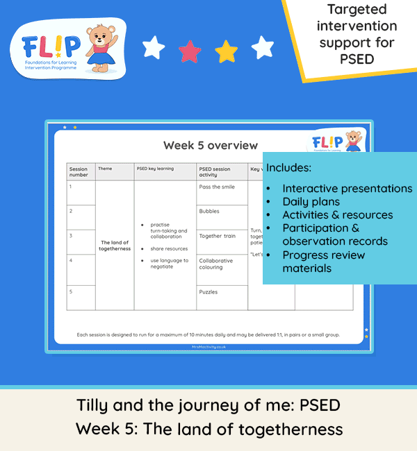 Tilly and the journey of me Week 5